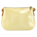 LOUIS VUITTON Monogram Vernis Minna Street Shoulder Bag Perle M91509 Auth 150531-2