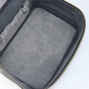 CHANEL Vanity Hand Bag Caviar Skin Black Gold CC Auth 150535-16