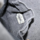 CHANEL Vanity Hand Bag Caviar Skin Black Gold CC Auth 150535-20