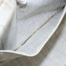 PRADA Canapa PM Hand Bag Canvas Gray Gold Auth 150536-21