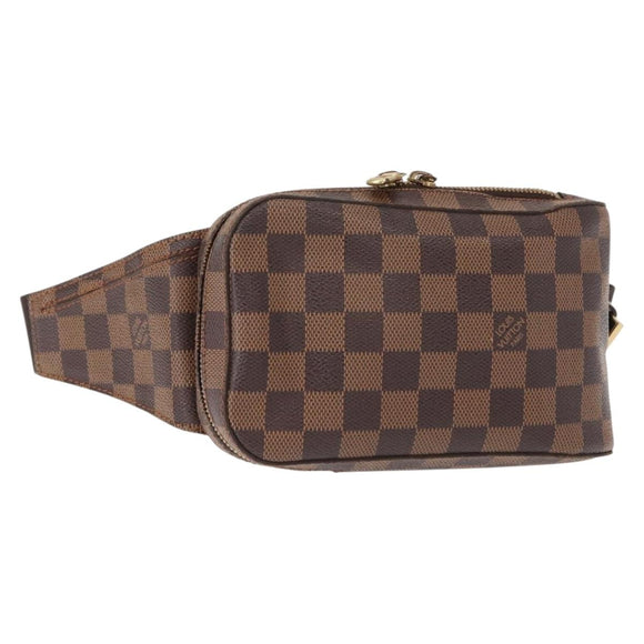 LOUIS VUITTON Damier Ebene Geronimos Shoulder Bag N51994 LV Auth 150537