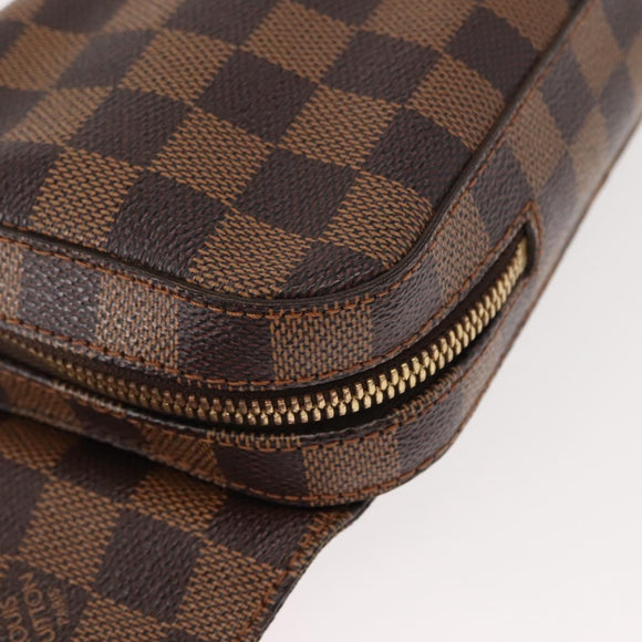 LOUIS VUITTON Damier Ebene Geronimos Shoulder Bag N51994 LV Auth 150537