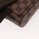 LOUIS VUITTON Damier Ebene Geronimos Shoulder Bag N51994 LV Auth 150537-17