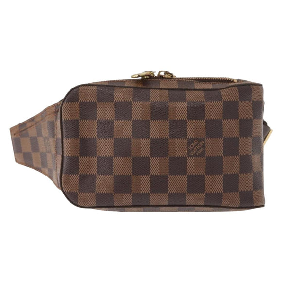LOUIS VUITTON Damier Ebene Geronimos Shoulder Bag N51994 LV Auth 150537
