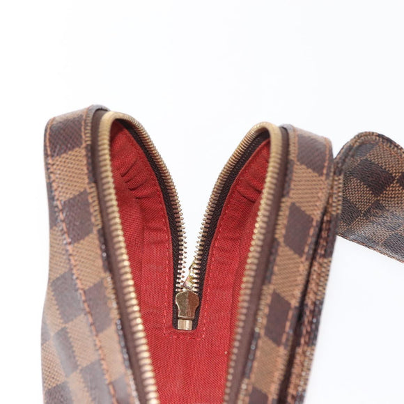 LOUIS VUITTON Damier Ebene Geronimos Shoulder Bag N51994 LV Auth 150537