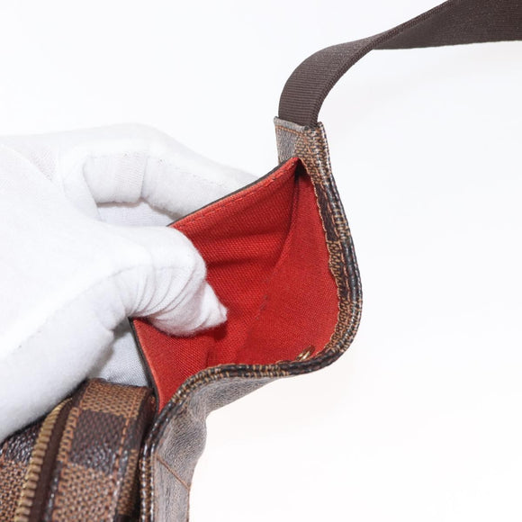 LOUIS VUITTON Damier Ebene Geronimos Shoulder Bag N51994 LV Auth 150537