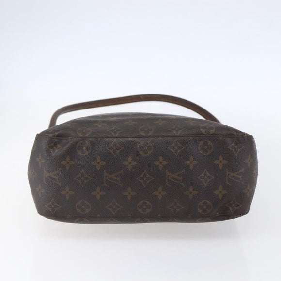 LOUIS VUITTON Monogram Looping GM Schultertasche M51145 LV Auth 150539