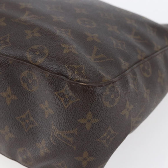 LOUIS VUITTON Monogram Looping GM Schultertasche M51145 LV Auth 150539