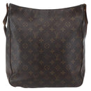LOUIS VUITTON Monogram Looping GM Schultertasche M51145 LV Auth 150539-13
