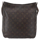 LOUIS VUITTON Monogram Looping GM Schultertasche M51145 LV Auth 150539-2