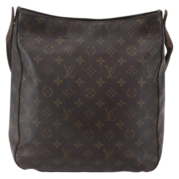 LOUIS VUITTON Monogram Looping GM Schultertasche M51145 LV Auth 150539