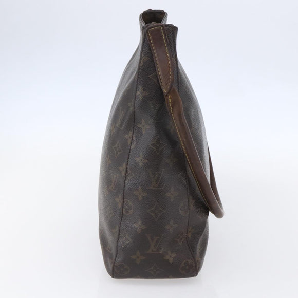 LOUIS VUITTON Monogram Looping GM Schultertasche M51145 LV Auth 150539