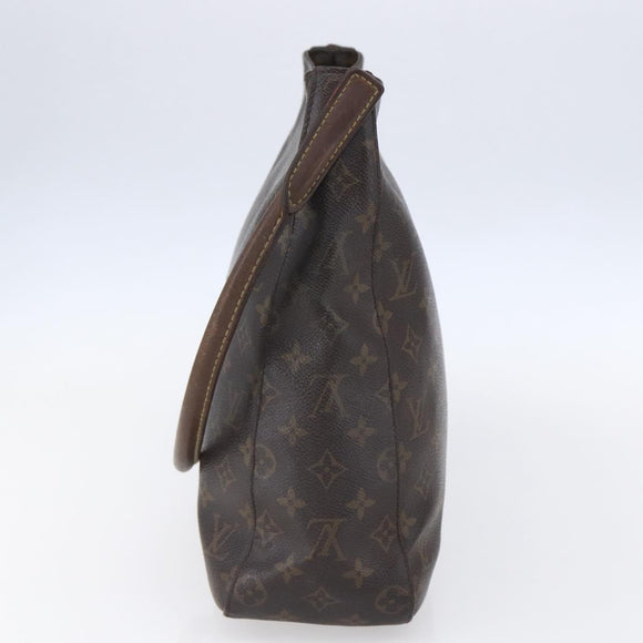 LOUIS VUITTON Monogram Looping GM Schultertasche M51145 LV Auth 150539