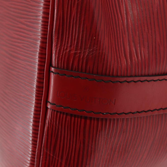 LOUIS VUITTON Epi Petit Noe Shoulder Bag Red M44107 LV Auth 150540