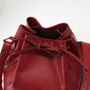 LOUIS VUITTON Epi Petit Noe Shoulder Bag Red M44107 LV Auth 150540-19