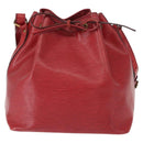 LOUIS VUITTON Epi Petit Noe Shoulder Bag Red M44107 LV Auth 150540-13