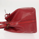 LOUIS VUITTON Epi Petit Noe Shoulder Bag Red M44107 LV Auth 150540-5