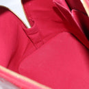 LOUIS VUITTON Monogram Vernis Alma GM Hand Bag Pomme D'amour M93596 Auth 150541-20