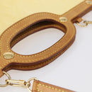 LOUIS VUITTON Monogram Vernis Roxbury Drive Hand Bag Perle M91374 Auth 150542-7