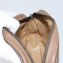 GUCCI GG Supreme Web Sherry Line Shoulder Bag PVC Beige Red Auth 150543-19