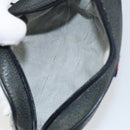 GUCCI GG Supreme Sherry Line Shoulder Bag PVC Navy Red 89 02 066 Auth 150546-17