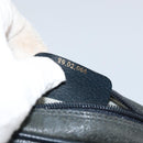 GUCCI GG Supreme Sherry Line Shoulder Bag PVC Navy Red 89 02 066 Auth 150546-20