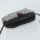 GUCCI GG Supreme Sherry Line Shoulder Bag PVC Navy Red 89 02 066 Auth 150546-6