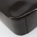 GUCCI Soho Shoulder Bag Patent leather Black Silver 000 1046 0506 Auth 150547-11