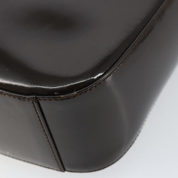 GUCCI Soho Shoulder Bag Patent leather Black Silver 000 1046 0506 Auth 150547