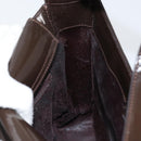 GUCCI Soho Shoulder Bag Patent leather Black Silver 000 1046 0506 Auth 150547-16