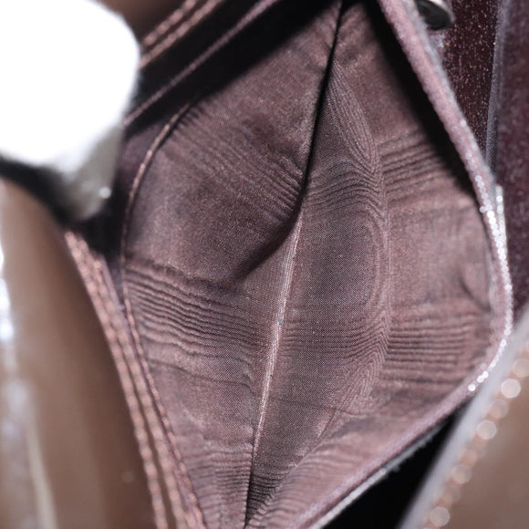 GUCCI Soho Shoulder Bag Patent leather Black Silver 000 1046 0506 Auth 150547