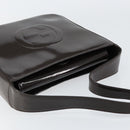 GUCCI Soho Shoulder Bag Patent leather Black Silver 000 1046 0506 Auth 150547-6