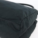 PRADA Hand Bag Nylon Green Auth 150549-12