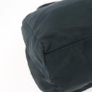 PRADA Hand Bag Nylon Green Auth 150549-13