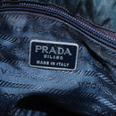 PRADA Hand Bag Nylon Green Auth 150549-15