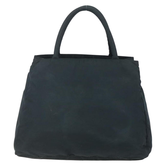 PRADA Hand Bag Nylon Green Auth 150549
