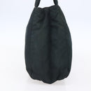 PRADA Hand Bag Nylon Green Auth 150549-4