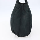 PRADA Hand Bag Nylon Green Auth 150549-5
