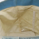 CHANEL Surfline Tote Bag Canvas Blue White CC Auth 150551-17