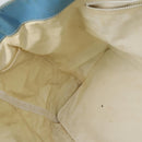 CHANEL Surfline Tote Bag Canvas Blue White CC Auth 150551-18