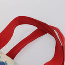 CHANEL Surfline Tote Bag Canvas Blue White CC Auth 150551-8