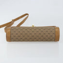 GUCCI Micro GG Supreme Shoulder Bag PVC Beige Gold Auth 150552-10