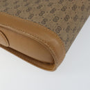 GUCCI Micro GG Supreme Shoulder Bag PVC Beige Gold Auth 150552-14