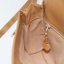 GUCCI Micro GG Supreme Shoulder Bag PVC Beige Gold Auth 150552-20