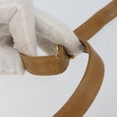 GUCCI Micro GG Supreme Shoulder Bag PVC Beige Gold Auth 150552-9