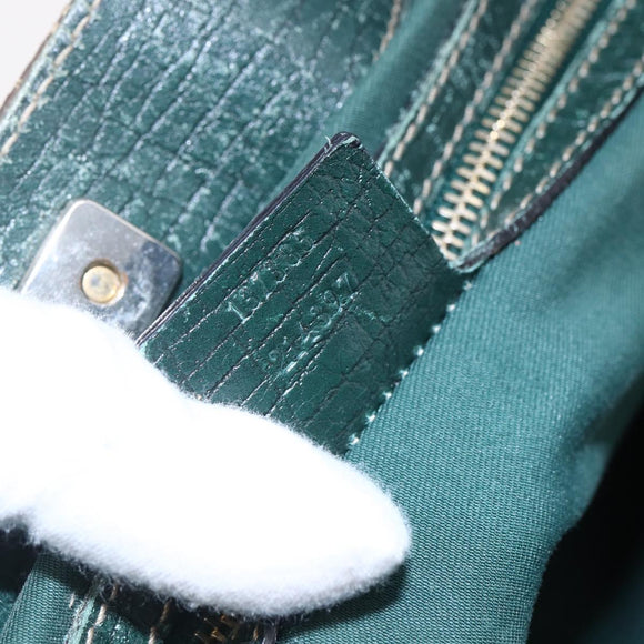 GUCCI GG Canvas Horsebit Tote Bag Beige Gold 137385 Auth 150553