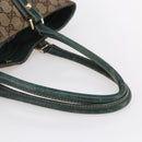 GUCCI GG Canvas Horsebit Tote Bag Beige Gold 137385 Auth 150553-7