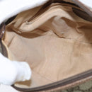 GUCCI GG Supreme Web Sherry Line Bag PVC Beige Gold 001 754 6177 Auth 150554-18