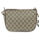 GUCCI GG Supreme Web Sherry Line Bag PVC Beige Gold 001 754 6177 Auth 150554-3