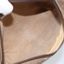GUCCI GG Supreme Web Sherry Line Clutch Bag PVC Beige 27 004 998 Auth 150555-15